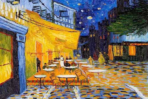 Café Terrace at Night của Vincent van Gogh, 1888
