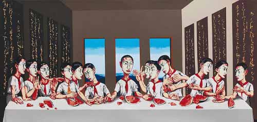 Bữa Tiệc Cuối cùng (2001) của Zeng Fanzhi