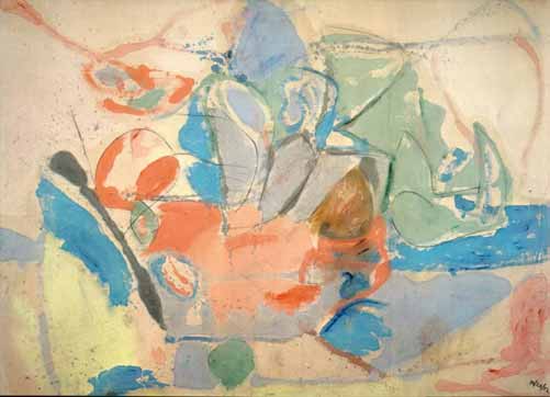 Helen Frankenthaler, Mountains and Sea, 1952. Courtesy National Gallery of Art