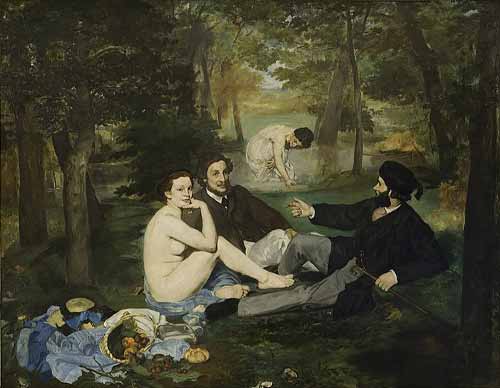 Édouard Manet, Le Déjeuner sur l'herbe, 1863, một trong những tác phẩm bị từ chối trưng bày tại Salon des Refusés, nay thuộc Musée d'Orsay