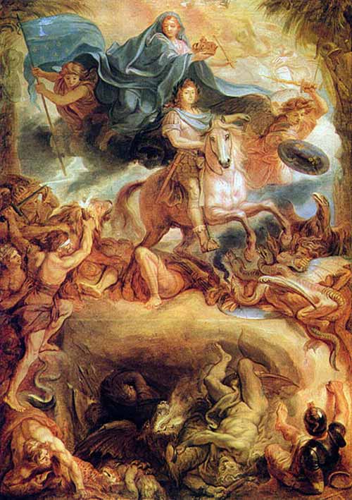 Apothéose de Louis XIV by Charles Le Brun