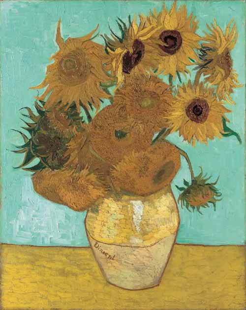 Hướng Dương (phiên bản thứ ba) của Vincent van Gogh, 1888. Nguồn: Pinakothek, Munich