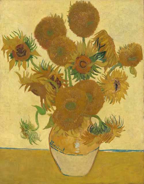 Hướng Dương (phiên bản thứ tư) của Vincent van Gogh, 1888. Nguồn: National Gallery, London