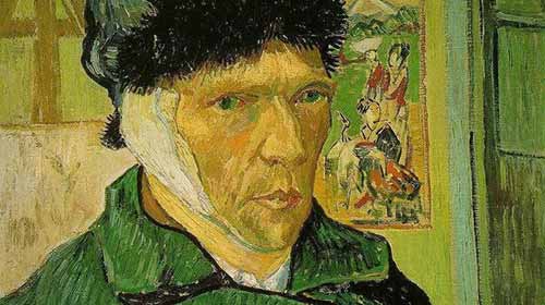 Van Gogh đã tự cắt một bên tai của mình.