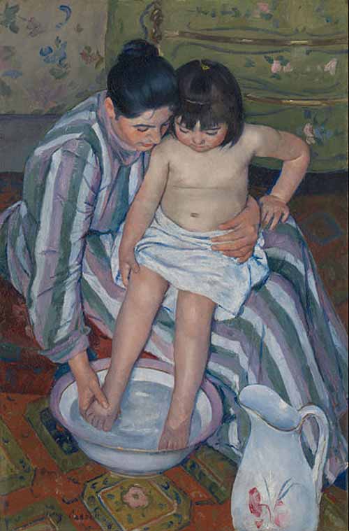 Mary Cassatt , Phòng tắm của trẻ em (1893)