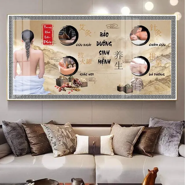 Tranh spa Dưỡng sinh Đông Y
