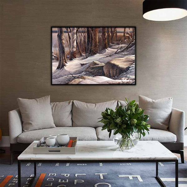 Tranh Sườn dốc đá (Boulder Ridge) của họa sĩ Terry Redlin