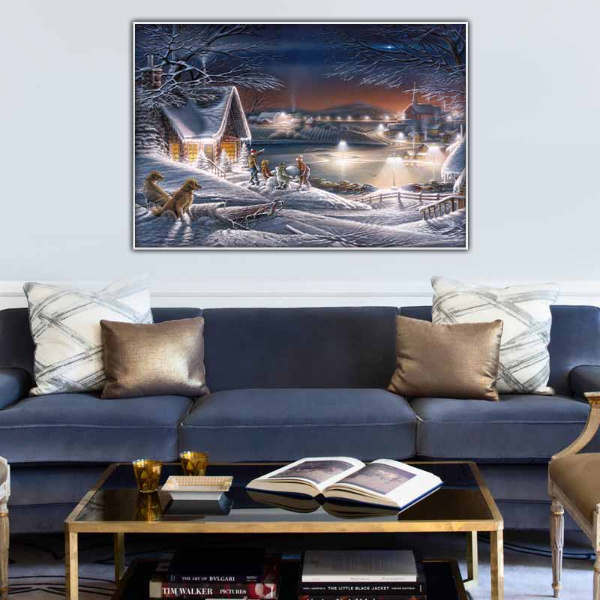 Tranh Sườn dốc đá (Boulder Ridge) của họa sĩ Terry Redlin