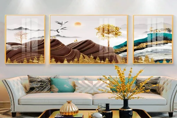 Tranh Canvas treo phòng khách nội dung phong cảnh