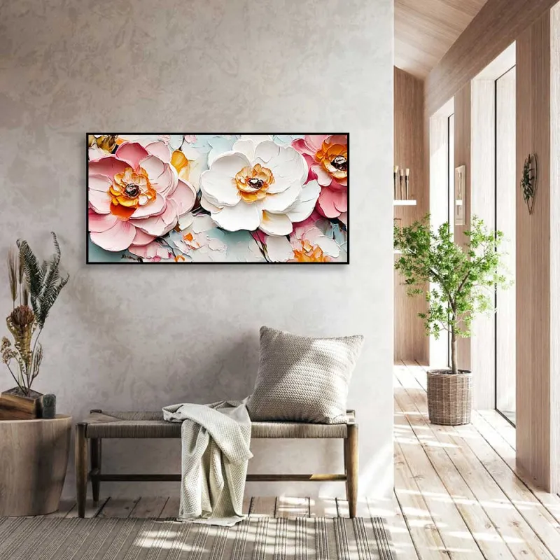 Tranh canvas hoa độc đáo cho không gian sống