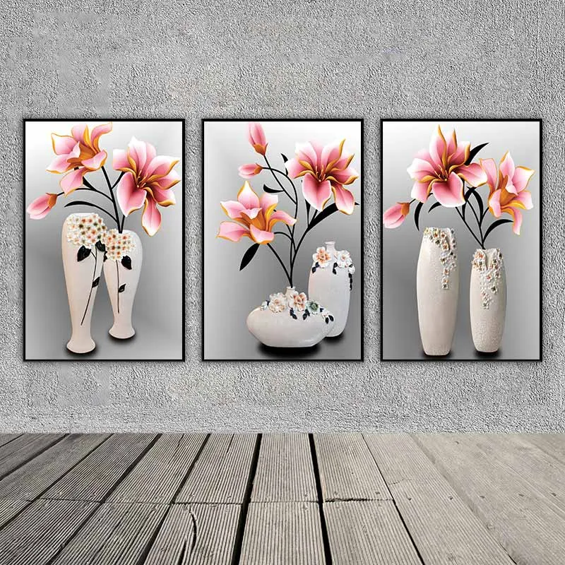 Tranh tĩnh vật bình hoa