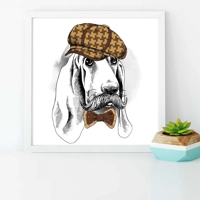 Tranh thời trang nón mũ của thú cưng
