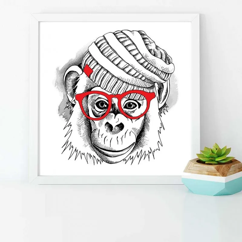 Tranh thời trang nón mũ của thú cưng