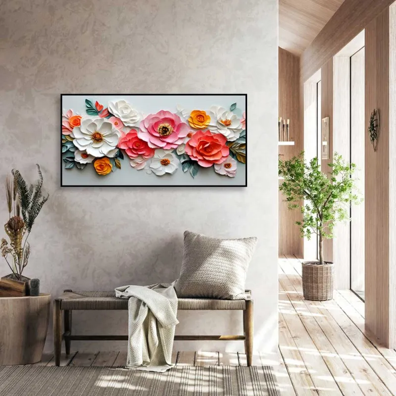 Tranh canvas hoa độc đáo cho không gian sống