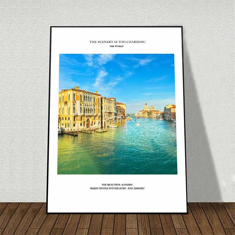 Tranh phong cảnh Quảng trường San Marco, bảo tàng nghệ thuật Venezia, Ý