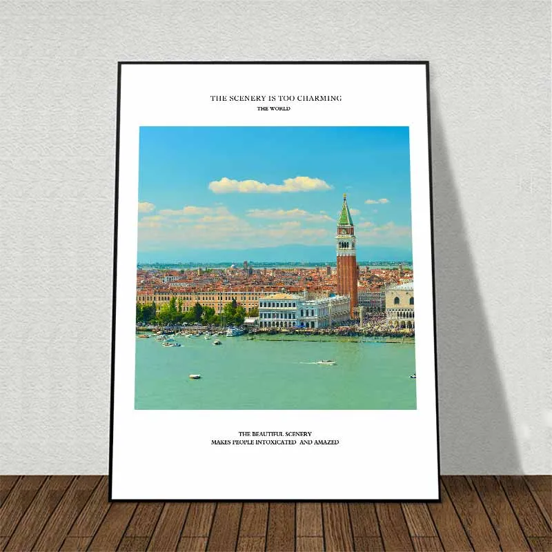 Tranh phong cảnh Quảng trường San Marco, bảo tàng nghệ thuật Venezia, Ý