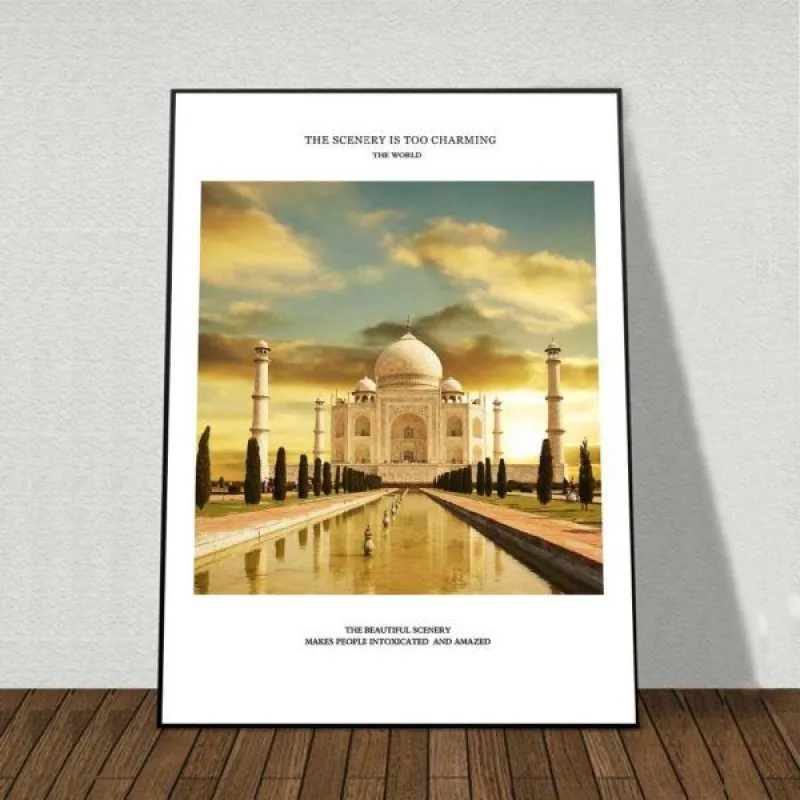 Tranh các công trình kiến trúc nổi tiếng trên thế giới