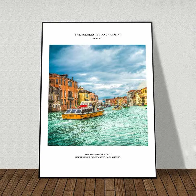Tranh phong cảnh Quảng trường San Marco, bảo tàng nghệ thuật Venezia, Ý