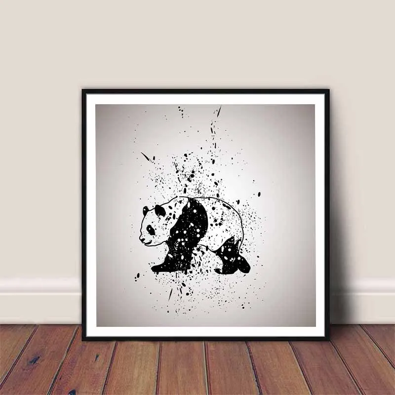 Tranh các loài động vật trắng đen