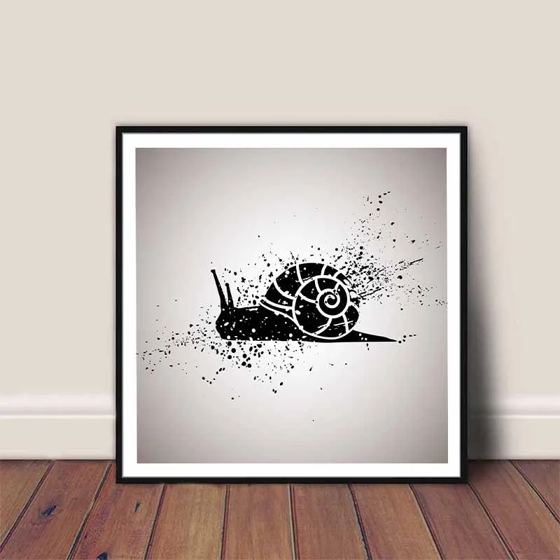 Tranh các loài động vật trắng đen