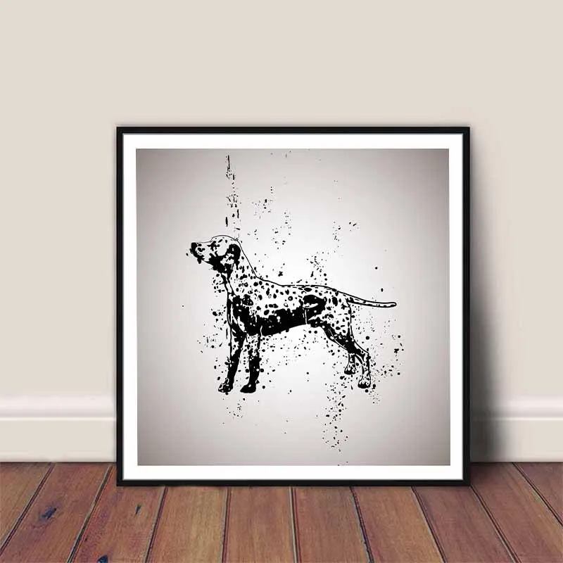 Tranh các loài động vật trắng đen