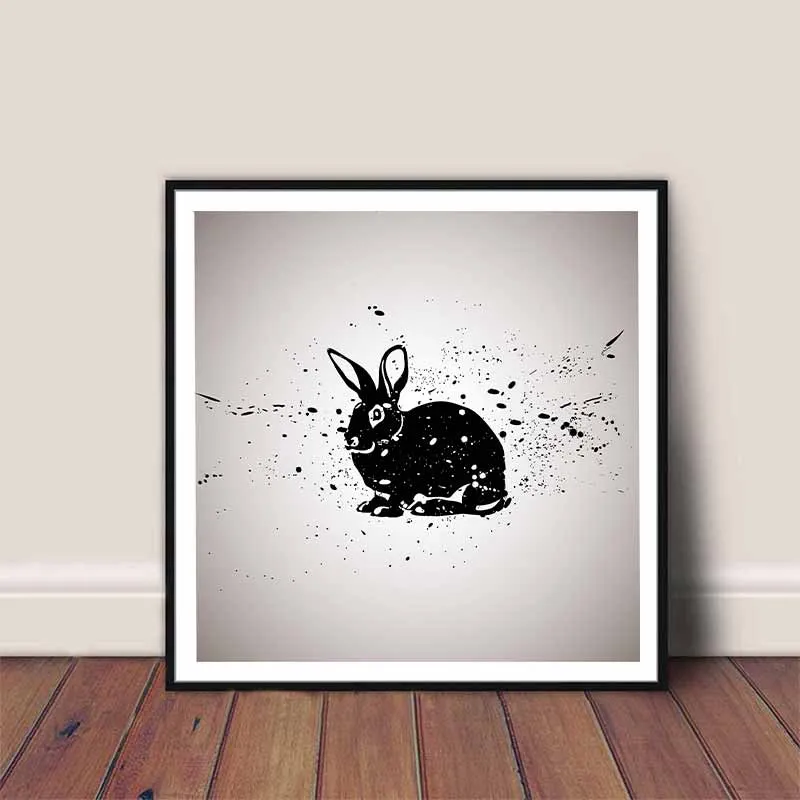 Tranh các loài động vật trắng đen