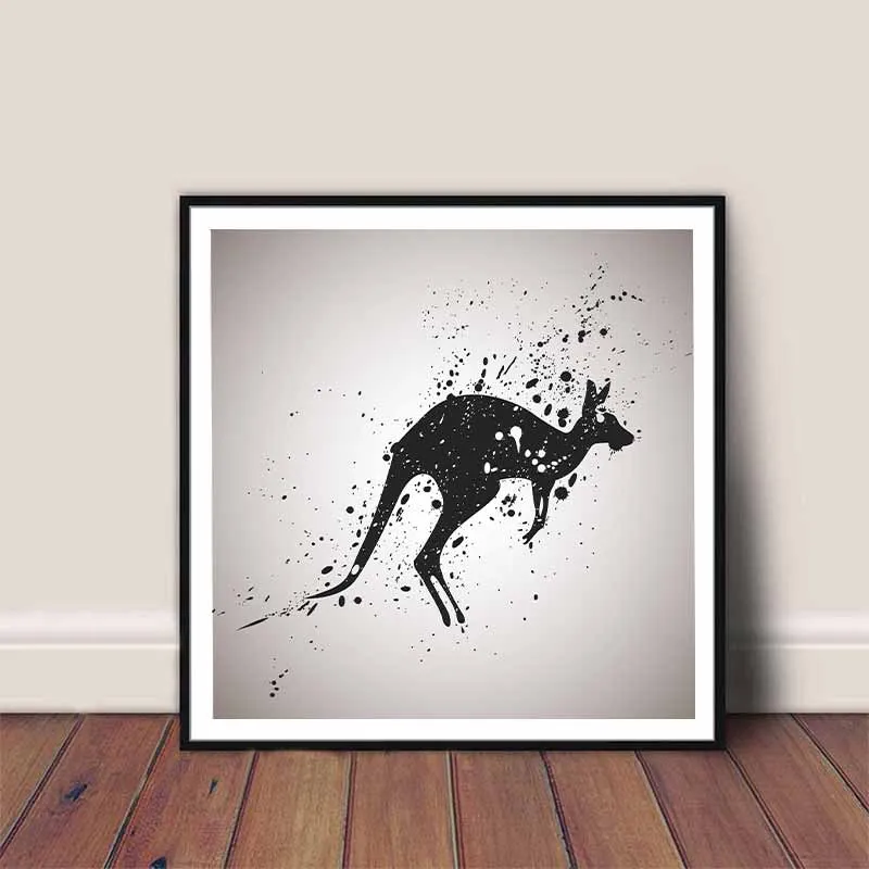 Tranh các loài động vật trắng đen