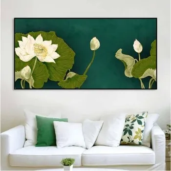 100+ Mẫu tranh hoa sen treo tường đẹp cho mọi không gian