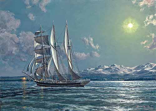 450+ bức tranh phong cảnh biển và thuyền buồm của những họa sĩ nổi tiếng thế giới