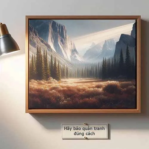 Bảo quản tranh canvas: Bí quyết giữ trọn vẹn vẻ đẹp trường tồn