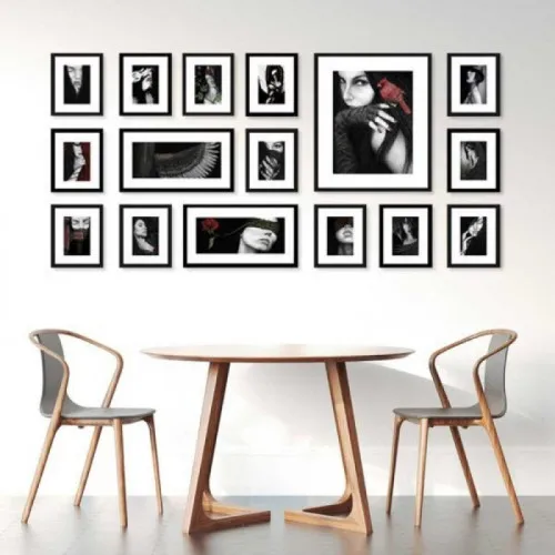 Bố cục tranh trên tường: Cách sắp xếp khung ảnh treo tường đẹp một cách hài hòa