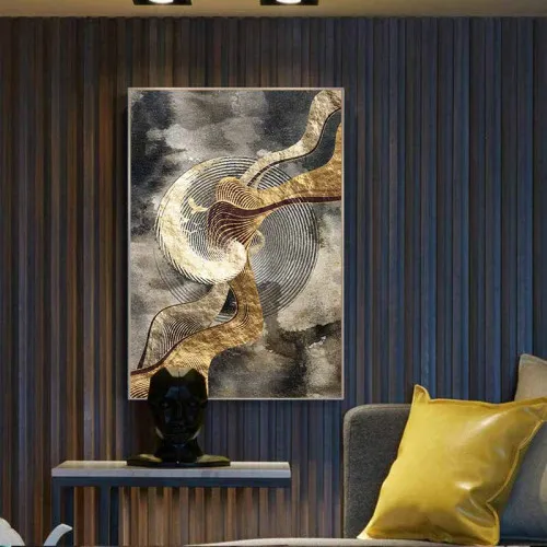 Cách sử dụng tranh decor trên vải canvas để tạo điểm nhấn trang trí cho phòng khách