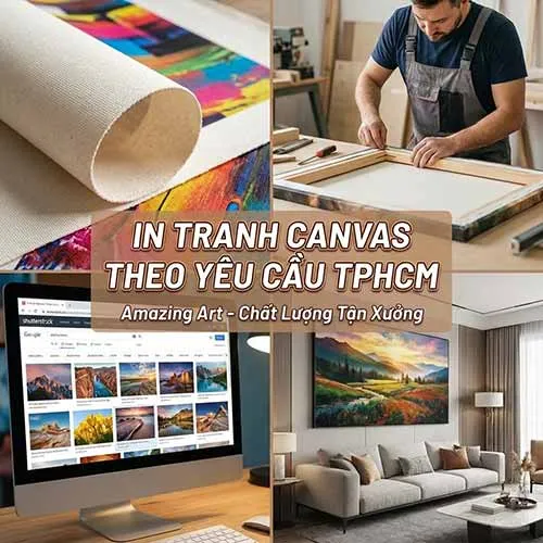 In Tranh Canvas Theo Yêu Cầu TPHCM - Giá Rẻ Tận Xưởng