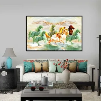 Lựa chọn kích thước tranh treo tường cho phòng khách