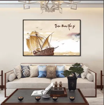 Những hình ảnh tranh phong thủy thuận buồm xuôi gió đẹp