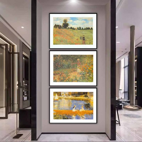 Phân tích 3 tuyệt tác In the Gaden, Poppy Field và The Skiff của họa sĩ Claude Monet và Pierre-Auguste Renoir