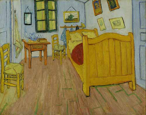 “Phòng ngủ ở Arles” của Vincent Van Gogh (Bedroom in Arles)