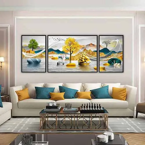 Tạo điểm nhấn cho không gian nội thất với tranh decor