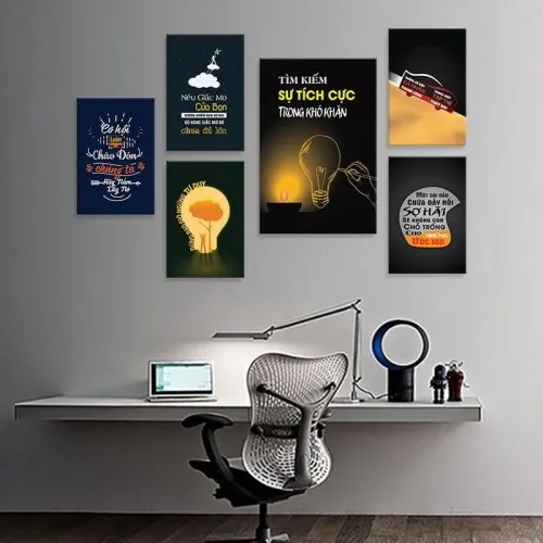 Tranh treo tường tạo động lực làm việc - Tranh canvas