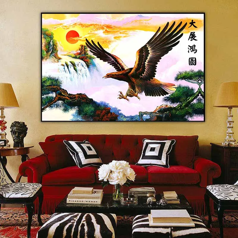 Tranh Đại bàng tung cánh