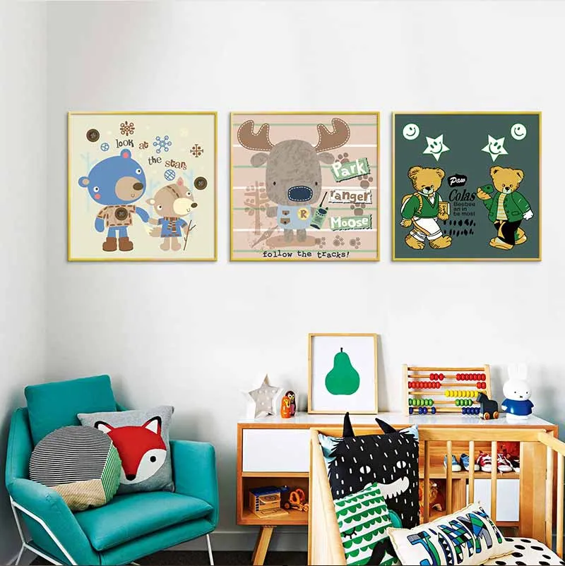 Tranh canvas phong thủy 9 con cá chép cửu ngư trừu tượng