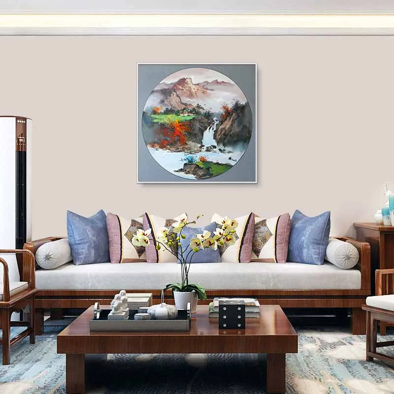 Tranh phong cảnh đồi núi trừu tượng