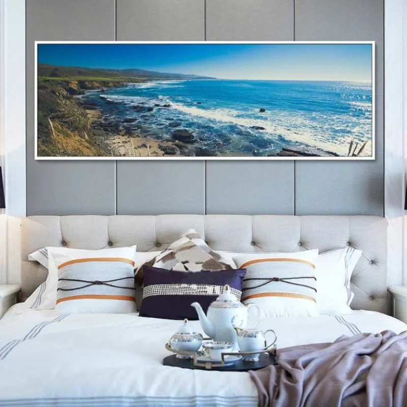 Tranh canvas phong cảnh bờ biển