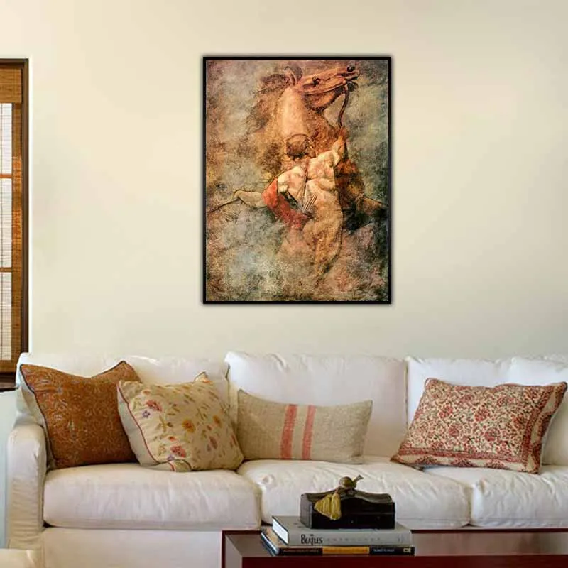 Hai bức tranh Spirit 1 và Spirit 2 của họa sĩ John David Parrish