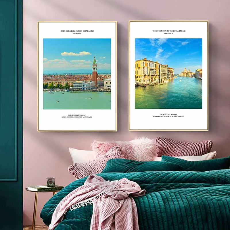 Tranh phong cảnh Quảng trường San Marco, bảo tàng nghệ thuật Venezia, Ý