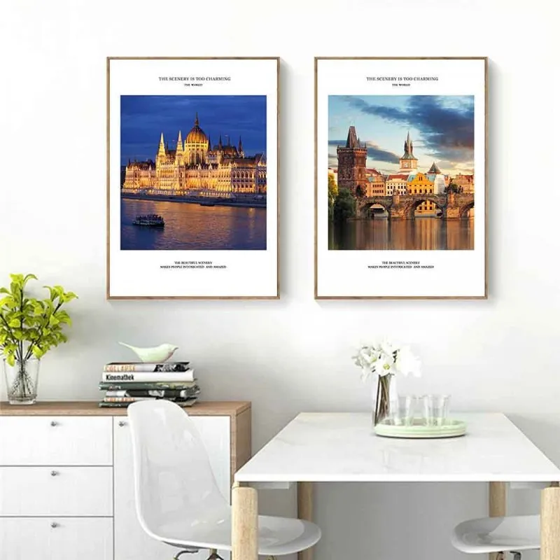 Tranh canvas các công trình kiến trúc trên thế giới