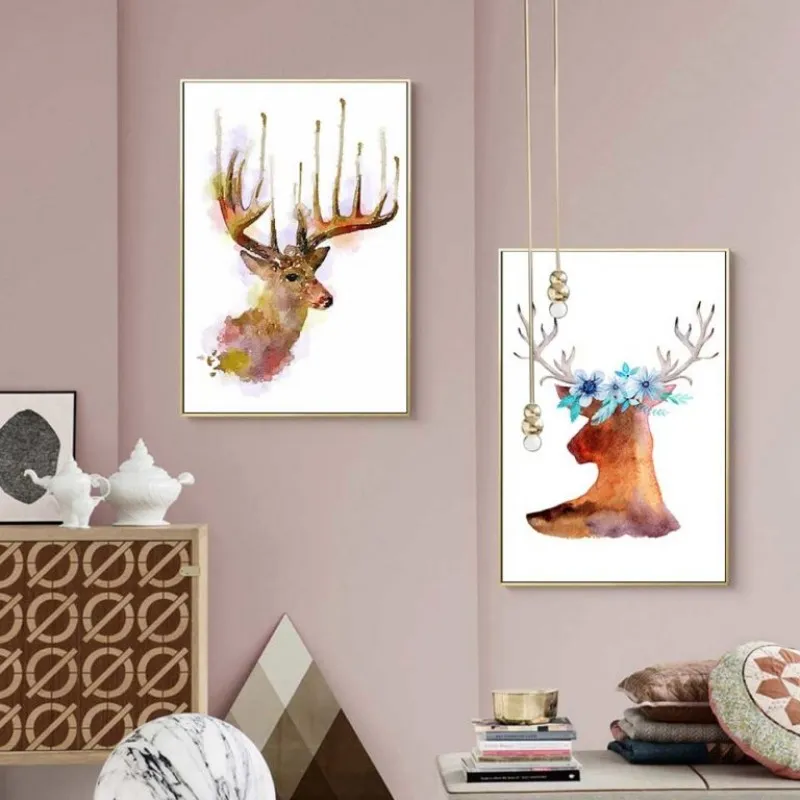 Tranh sừng nai trừu tượng