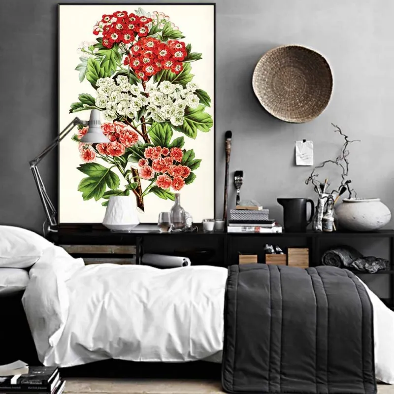 Tranh các loại hoa Cúc, hoa Sơn Trà, hoa Huyền Sâm