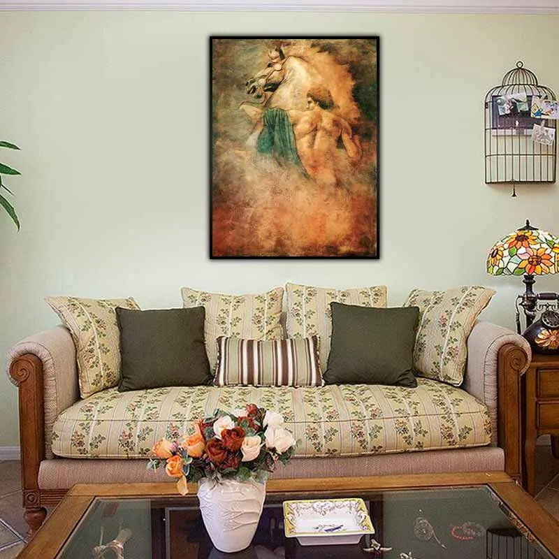 Hai bức tranh Spirit 1 và Spirit 2 của họa sĩ John David Parrish