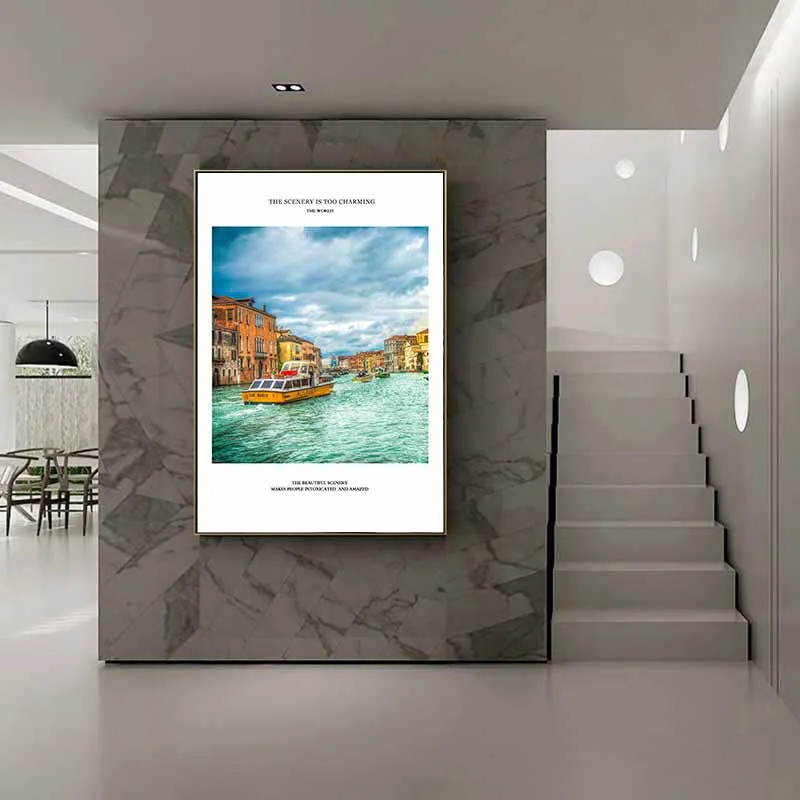 Tranh phong cảnh Quảng trường San Marco, bảo tàng nghệ thuật Venezia, Ý